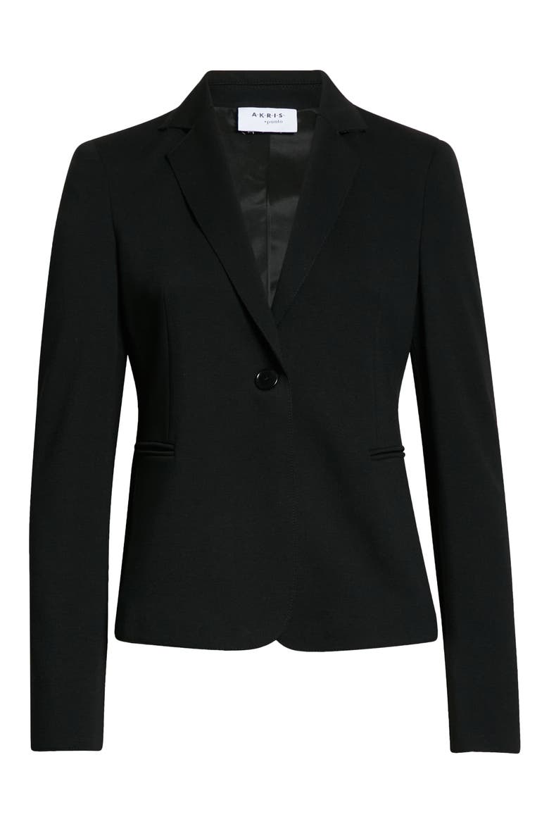 Jersey Blazer, Alternate, color, BLACK