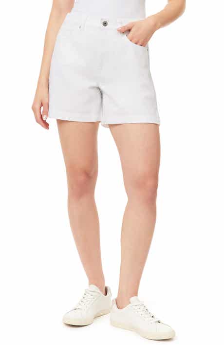 Kensie High Rise Side Slit Shorts