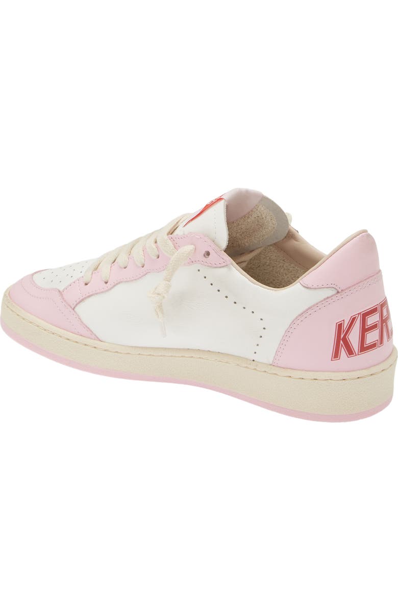 Golden Goose Ball Star Low Top Sneaker, Alternate, color, White/ Pink/ Silver
