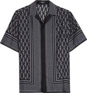 Versace Informal Silk Twill Camp Shirt