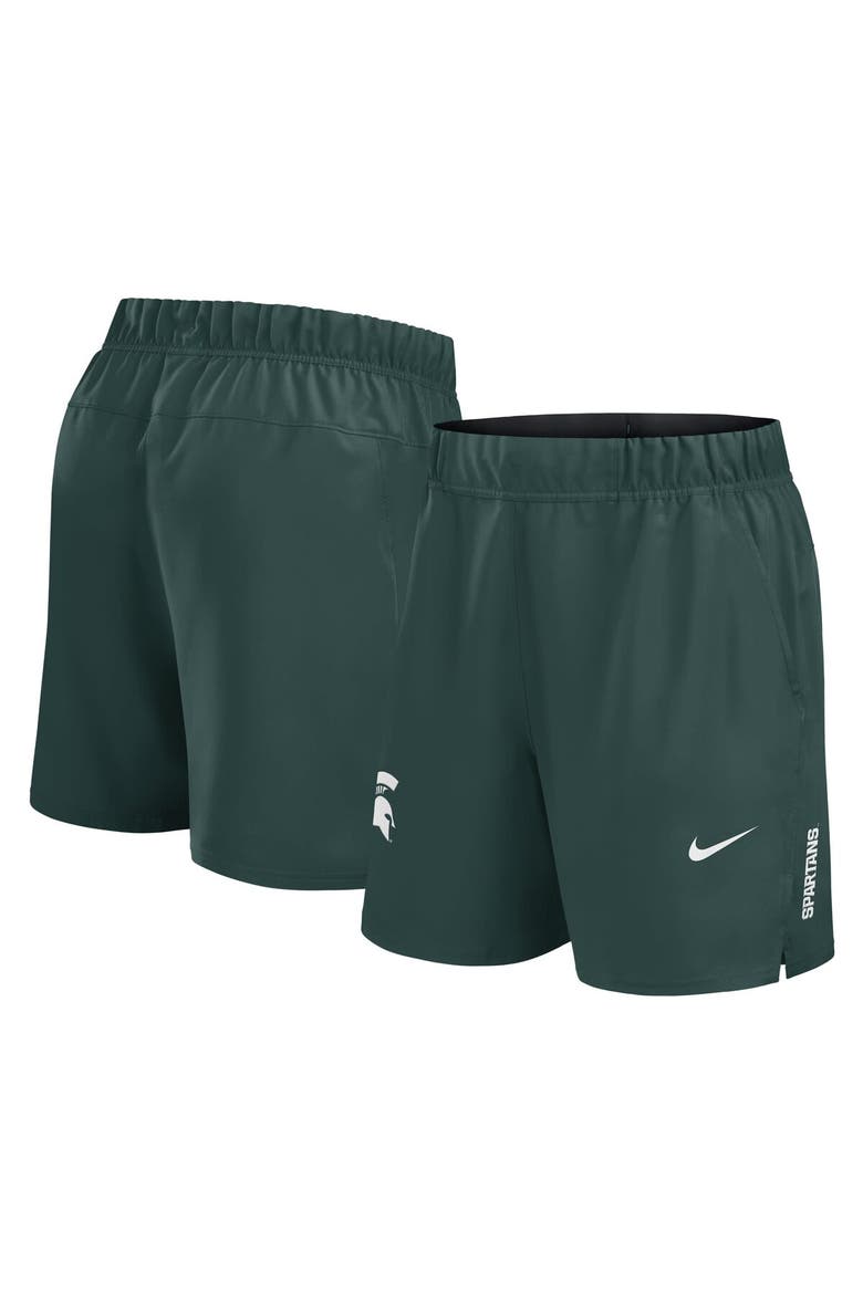 Men's Nike Green Michigan State Spartans Primetime Woven Victory Performance Shorts, Main, color, Green