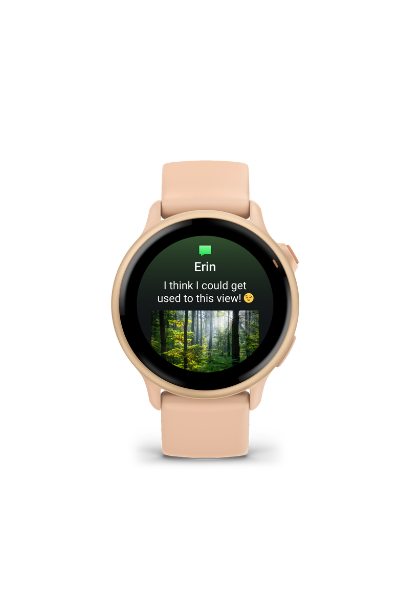 Garmin vivoactive 6 Fitness Smartwatch - 42mm, Alternate, color, Metallic Pink Dawn