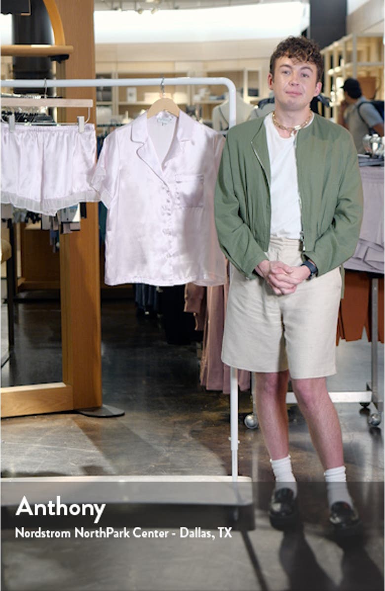 Alice Ruffle Trim Short Pajamas, sales video thumbnail