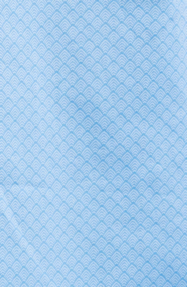 Peter Millar Noah Short Sleeve Button-Up Shirt, Alternate, color, Blue Poppy