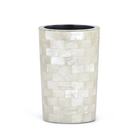 White Agate Brush Holder