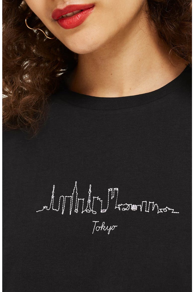Skyline Tee, Alternate, color, BLACK