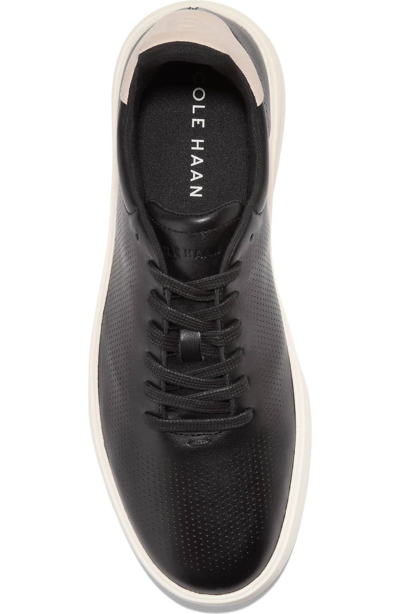 Cole Haan Grand Crosscourt Daily Laser Sneaker, Alternate, color, Black / Ancient Scroll / Ivory