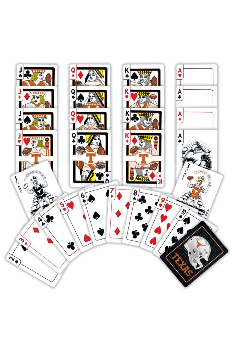 Texas Longhorns Neon Playing Cards, Alternate, color, Multicolor