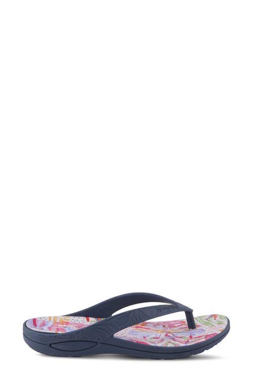 Spring Step Contilo Flip Flop In Navy