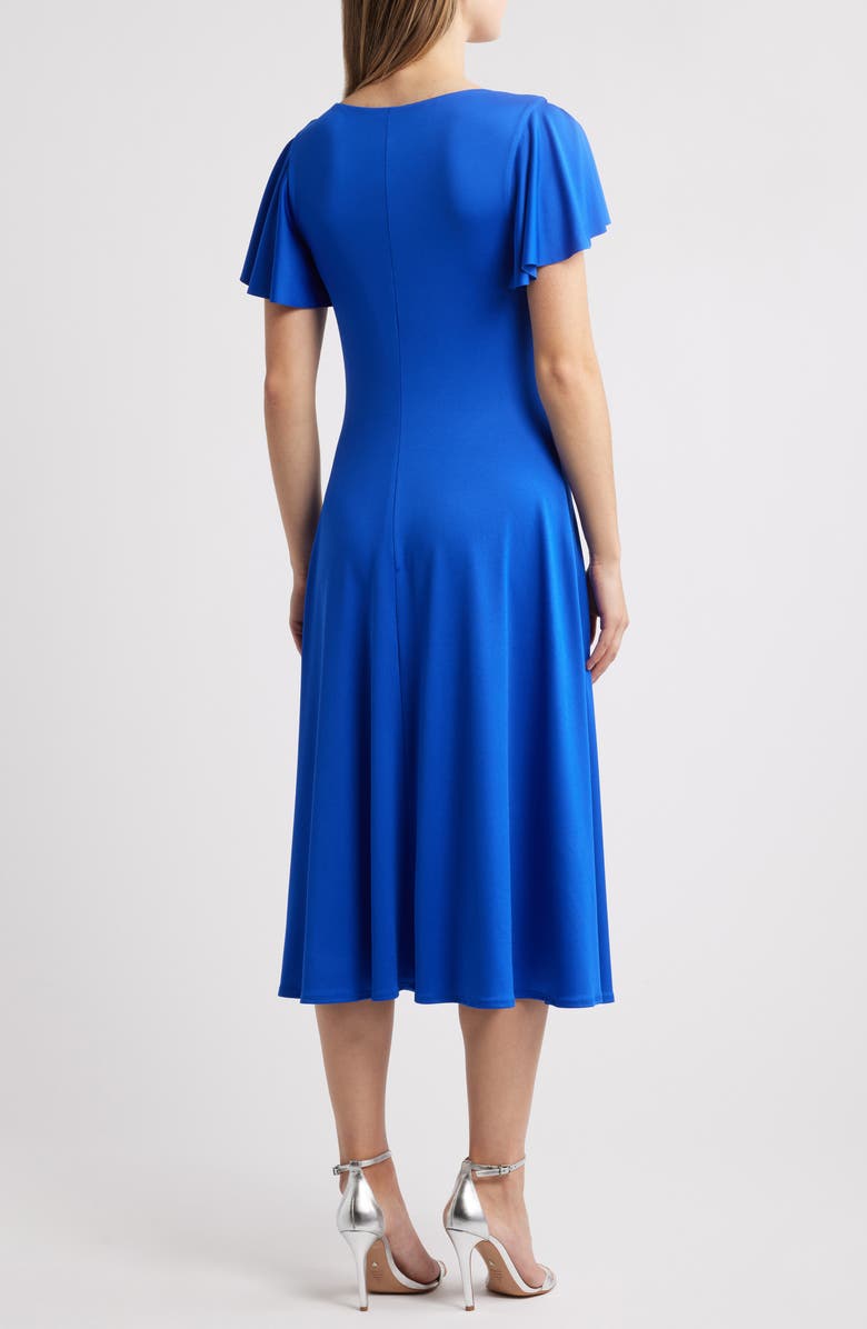 Black Halo Anabela Flutter Sleeve Cocktail Dress, Alternate, color, 