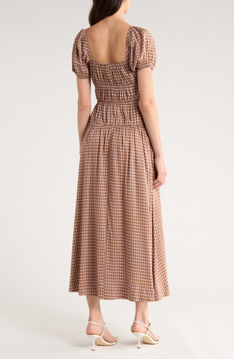 Reformation Rhett Cotton Blend Gingham, Alternate, color, Audrie Check