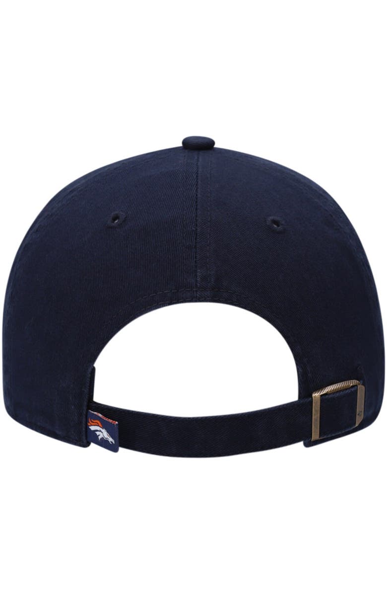 '47 Women's '47 Navy Denver Broncos Vocal Clean Up Adjustable Hat, Alternate, color, 