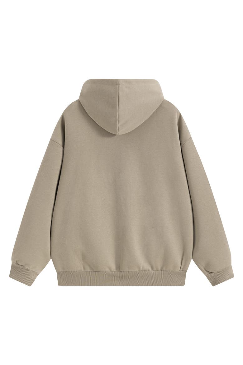 Dachshund Graphic Hoodie, Alternate, color, Khaki