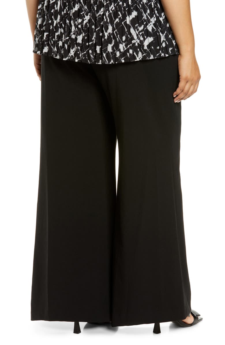 Halogen<sup>®</sup> High Waist Wide Leg Pants, Alternate, color, Black