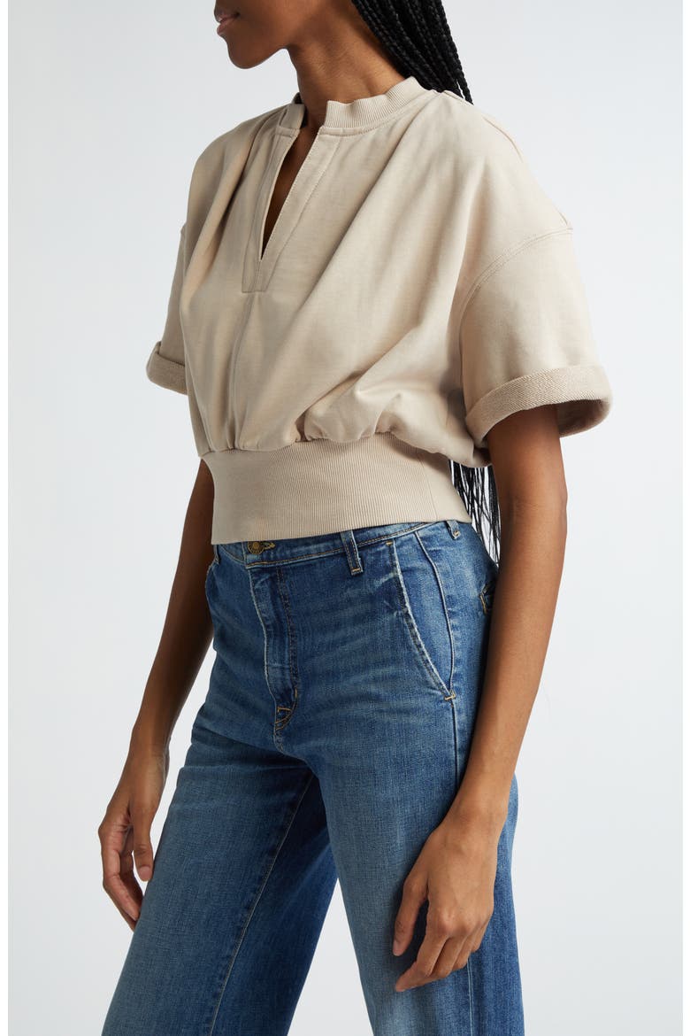 Crop Sweatshirt, Alternate, color, CONCRETE