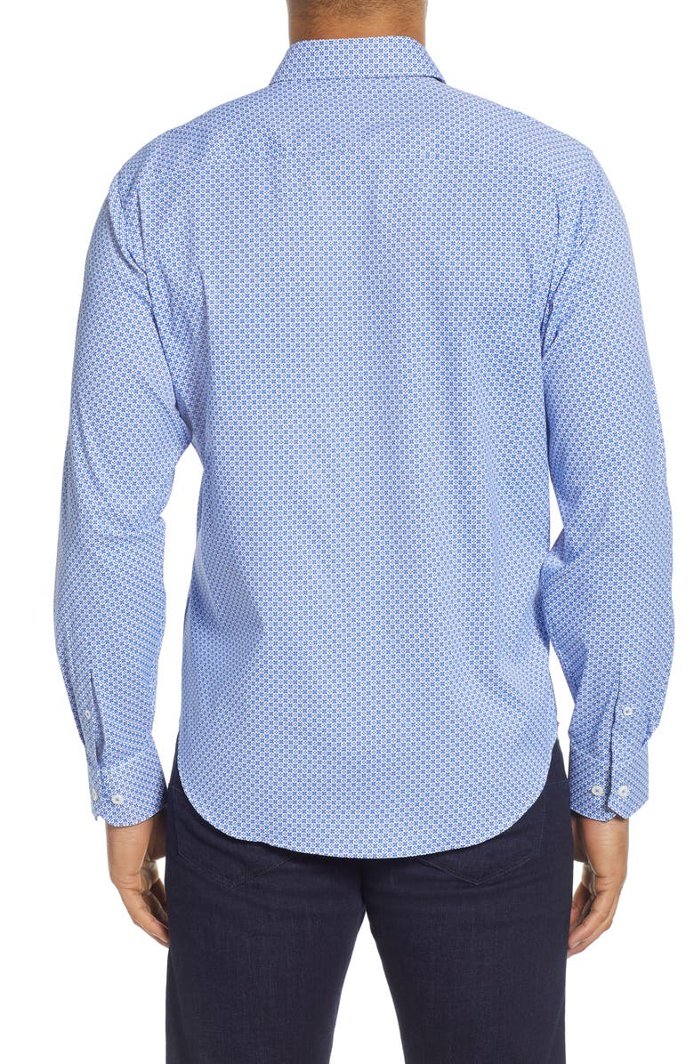 Bugatchi Classic Fit Button-Up Performance Shirt, Alternate, color, 