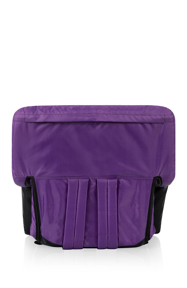 Picnic Time Ventura Portable Reclining Stadium Seat, Alternate, color, Purple