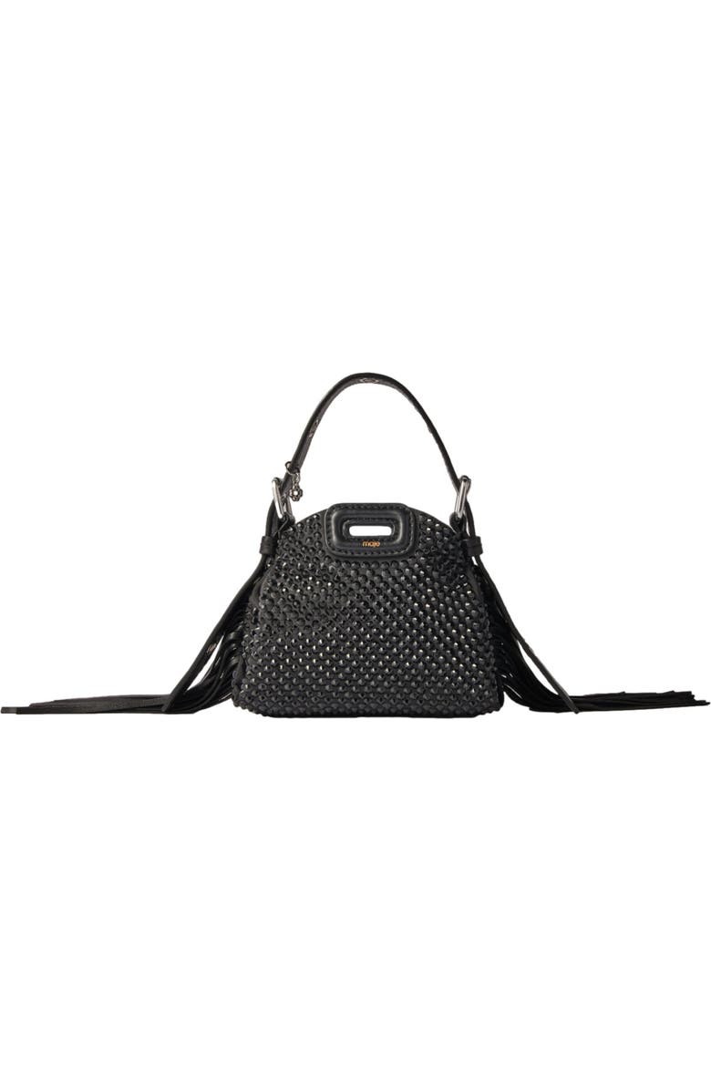 maje Miss M Mini rhinestone bag, Main, color,