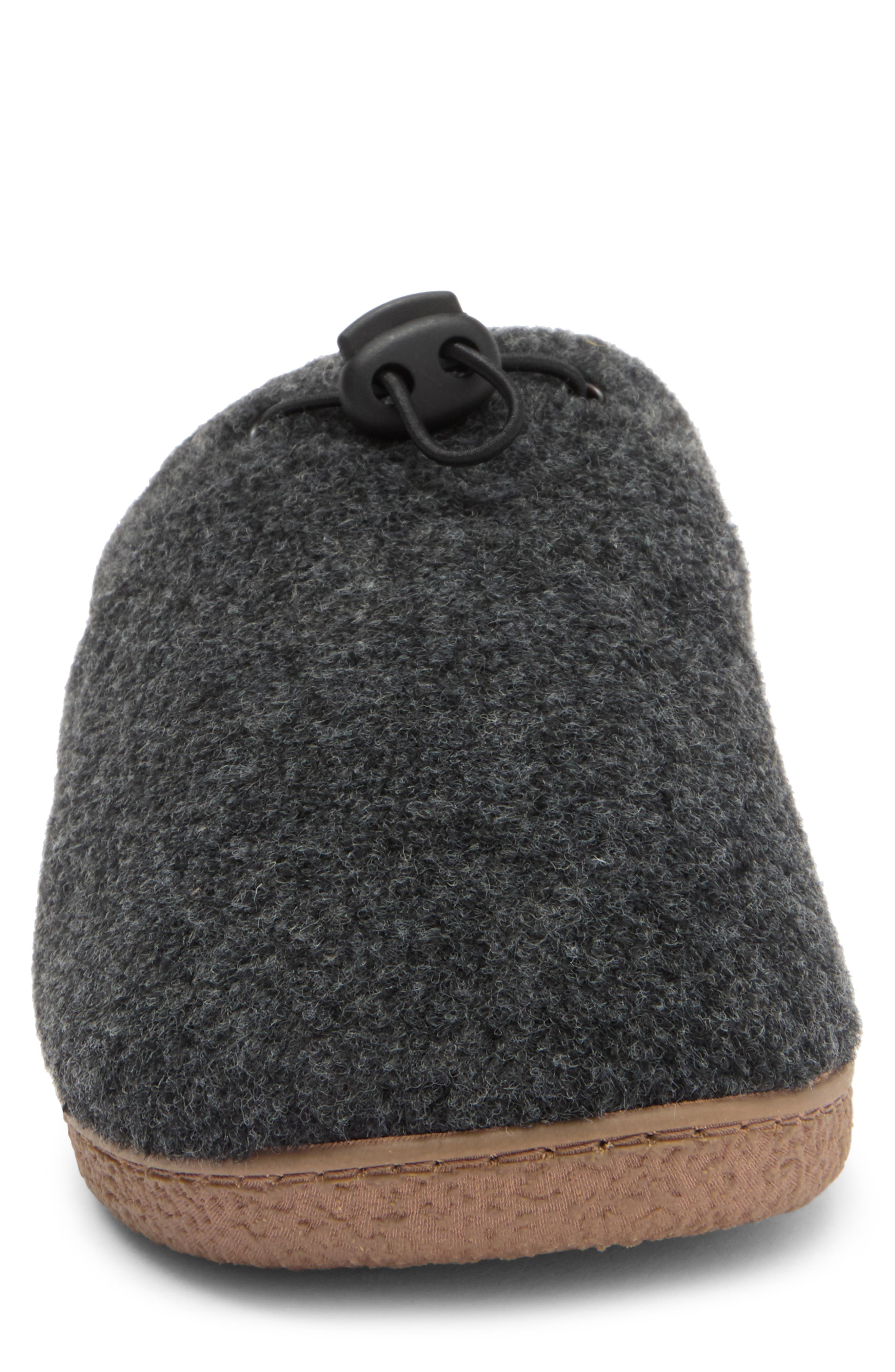 Abound Casey Faux Fur Lined Clog Slipper, Alternate, color, Black Heather