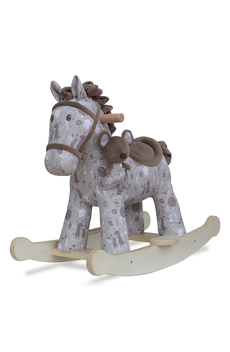 Little Bird Told Me Biscuit & Skip Rocking Horse & Stuffed Animal, Main, color,