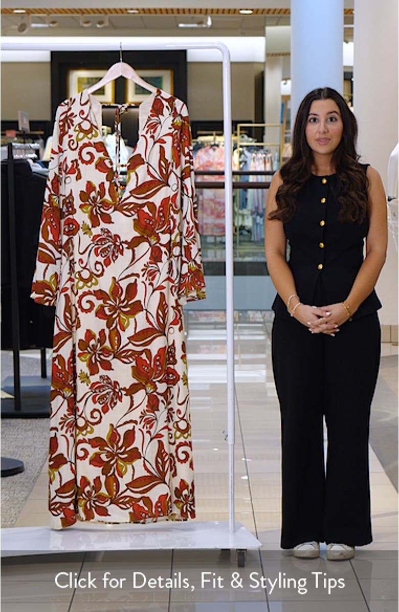 Inala Long Sleeve Maxi Dress, sales video thumbnail