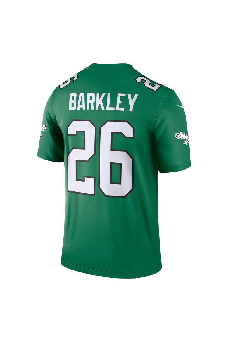 Men's Nike Saquon Barkley Kelly Green Philadelphia Eagles Alternate Legend Jersey, Alternate, color, Kelly Green