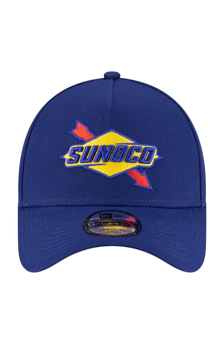 New Era Men's New Era  Blue NASCAR Sunoco 9FORTY A-Frame Adjustable Hat, Alternate, color, Blue