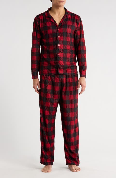Dad Matching Family Buffalo Plaid Pajamas