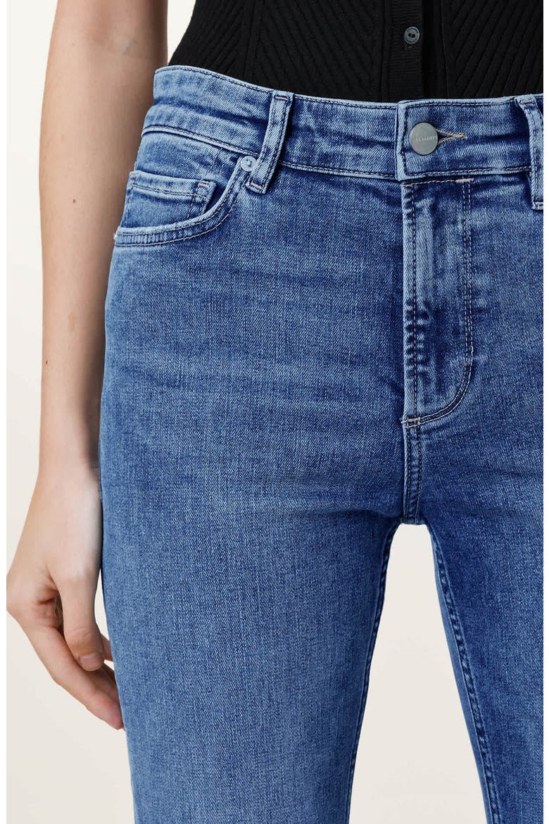 Haldan Slim Fit Bootcut Jeans, Alternate, color, MID INDIGO