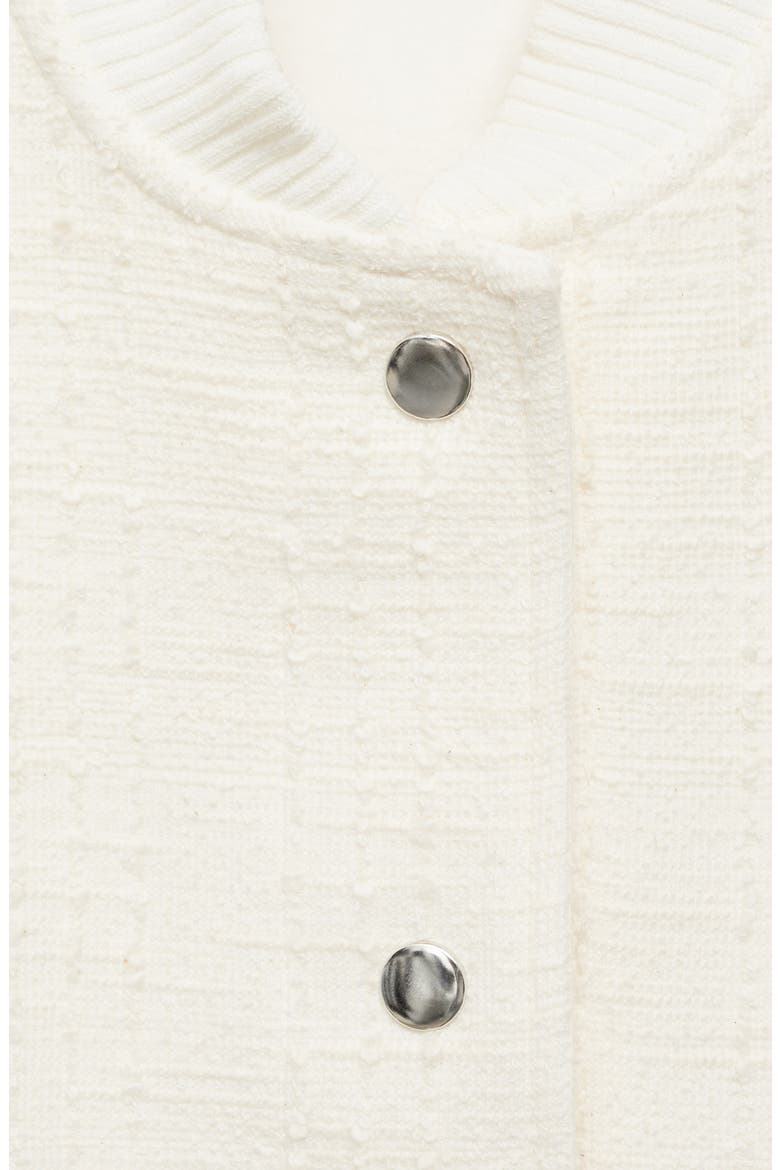 Tweed Cargo Vest, Alternate, color, OFF WHITE