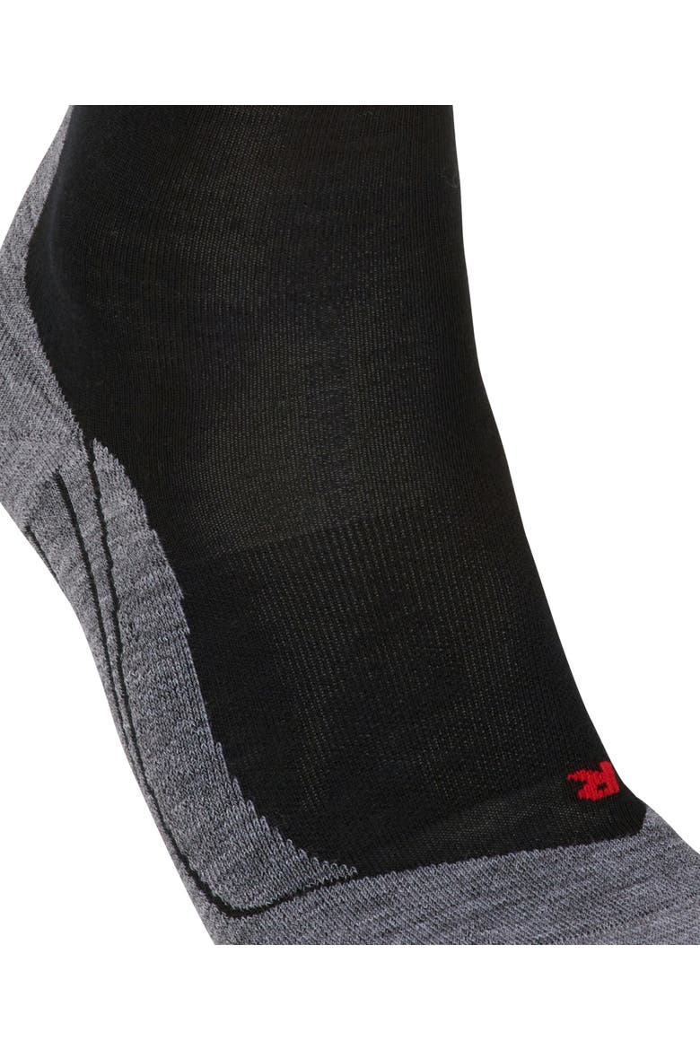 RU4 Endurance Wool Running Socks, Alternate, color, Black-Mix
