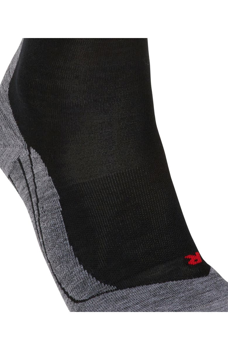Falke RU4 Endurance Wool Running Socks, Alternate, color, Black-Mix