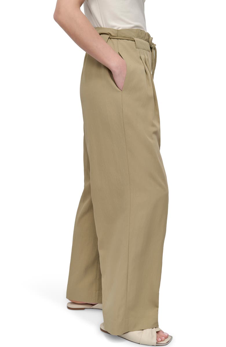 DKNY Rope Tie Wide Leg Pants, Alternate, color, 