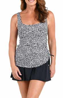Dot Full Coverage One-Piece Swimdress