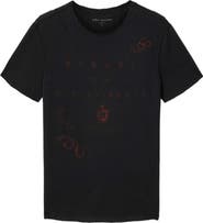John Varvatos Raw Edge Graphic T-Shirt
