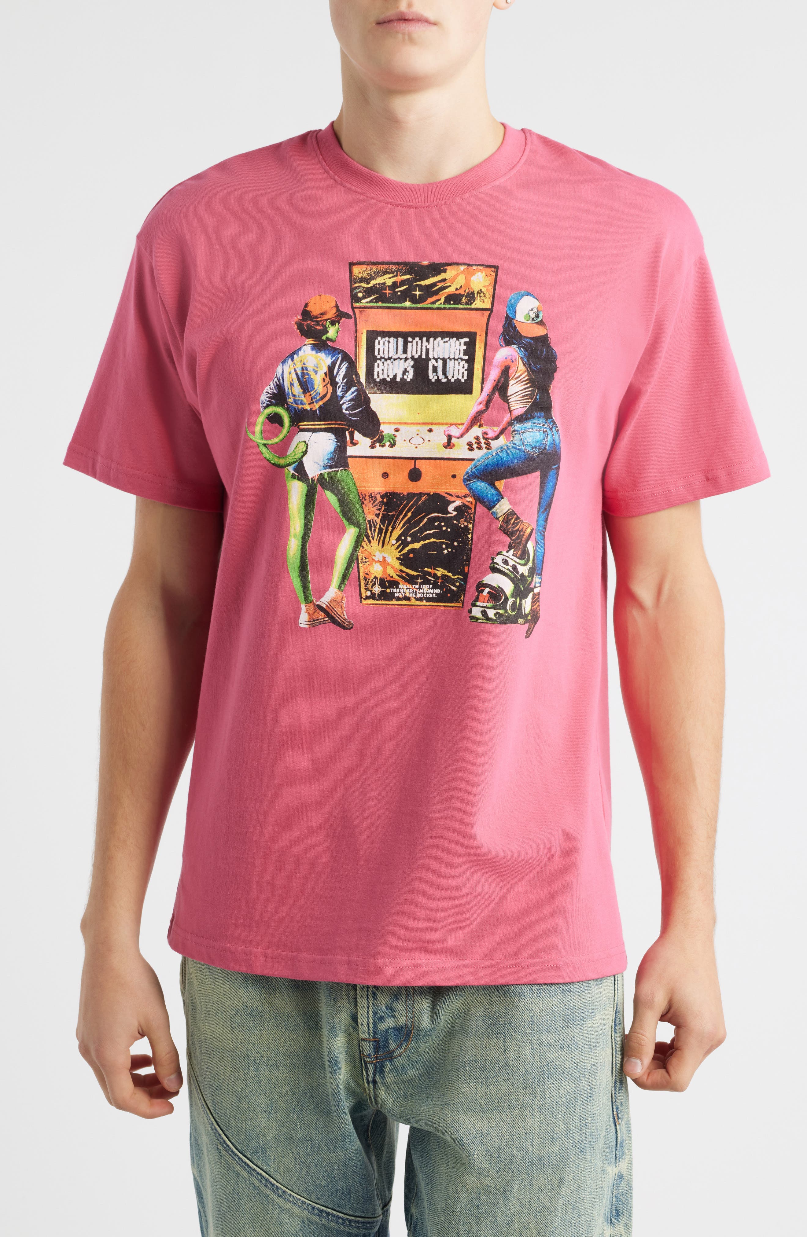 Billionaire Boys Club BB 2 Player Cotton Graphic T-Shirt