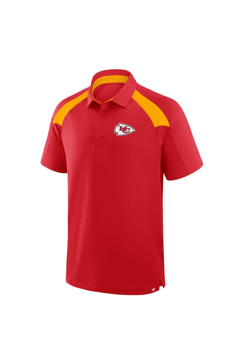 FANATICS Men's Fanatics Red Kansas City Chiefs Back Around Raglan Polo, Alternate, color,