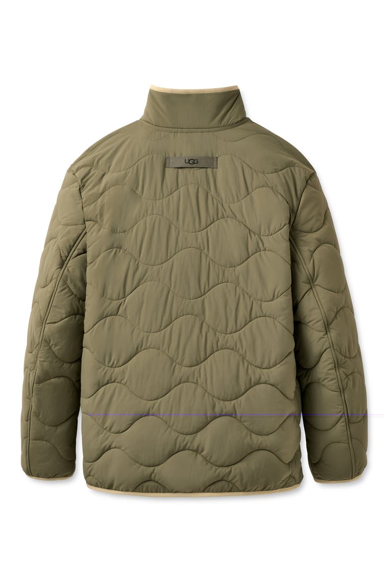 Jareth Quilted Shirt Jacket, Alternate, color, BURNT OLIVE