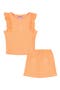 Kids' Rib Knit Tank Top & Skort Set