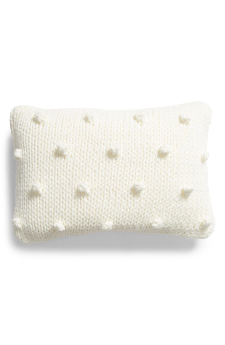 Rachel Parcell Bobble Knit Accent Pillow, Main, color, 
