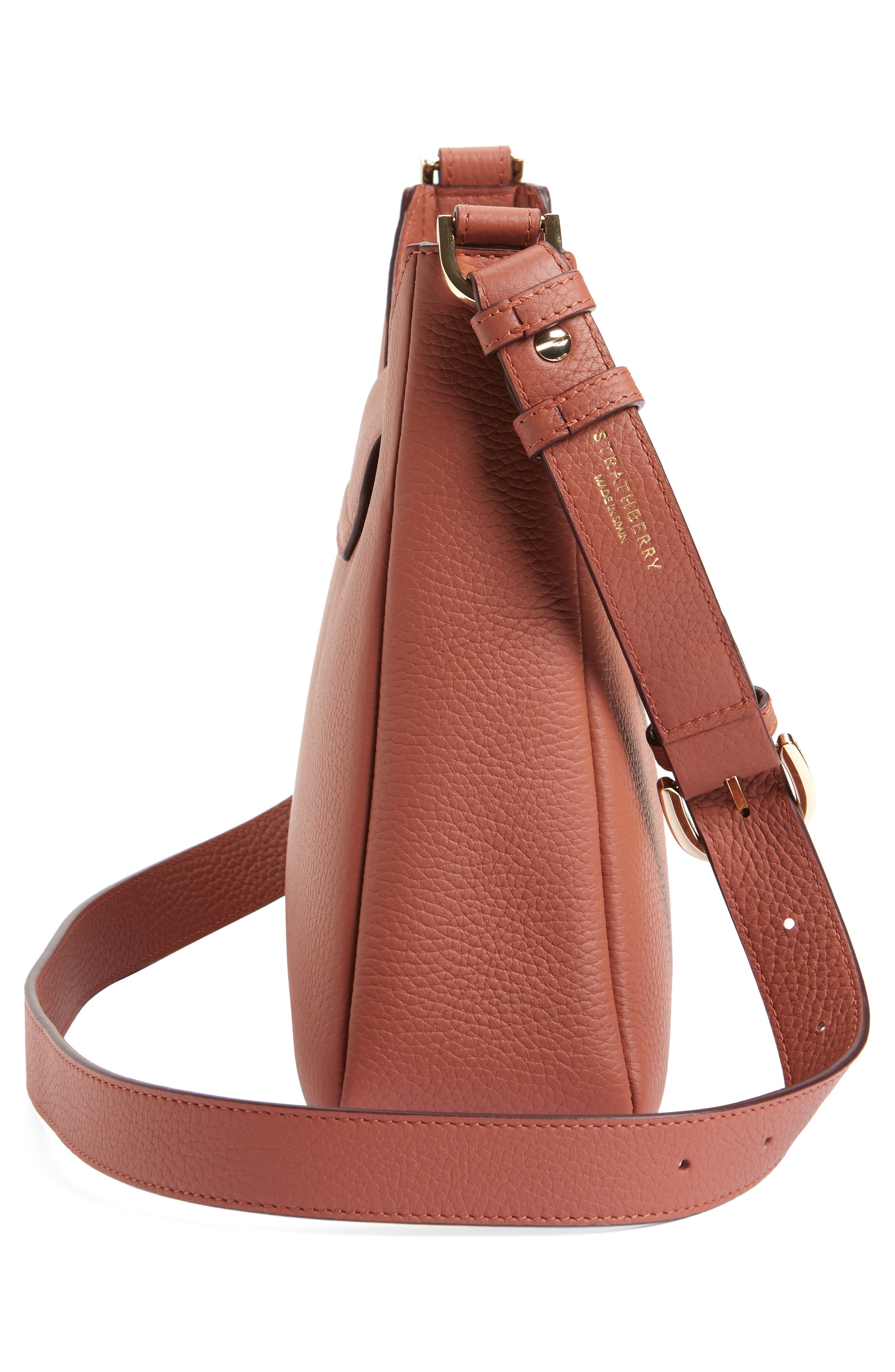 Multrees Leather Hobo, Alternate, color, SIENNA