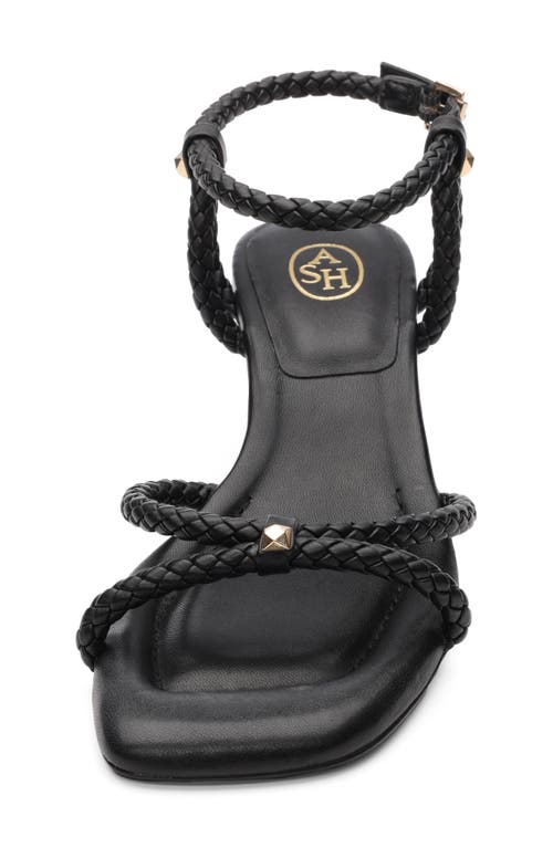 Ash Jessbis Ankle Strap Sandals In Black
