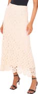 Vince Camuto Crochet Cotton Blend Maxi Skirt