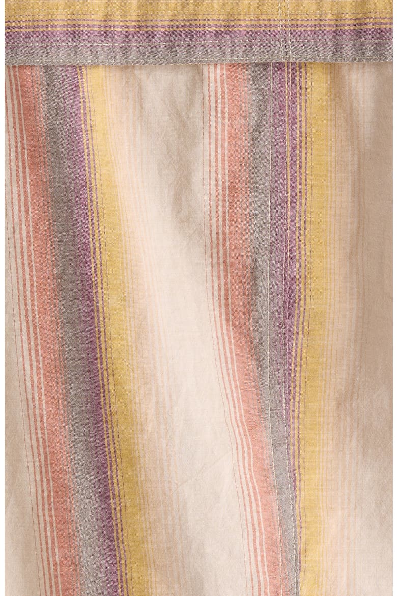 Mariza Stripe Cotton Minidress, Alternate, color, DESERT