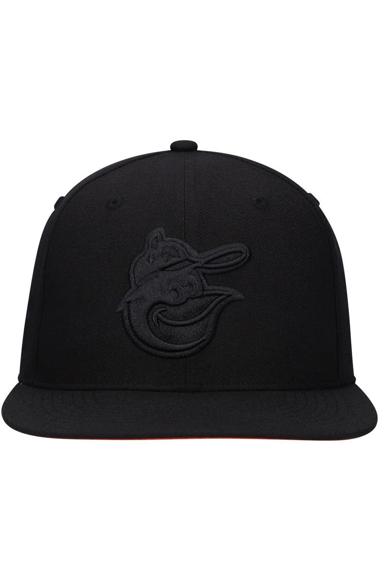 '47 Men's '47 Baltimore Orioles Black on Black Sure Shot Captain Snapback Hat, Alternate, color, 