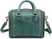 OLD TREND Mini Trunk Leather Crossbody Bag