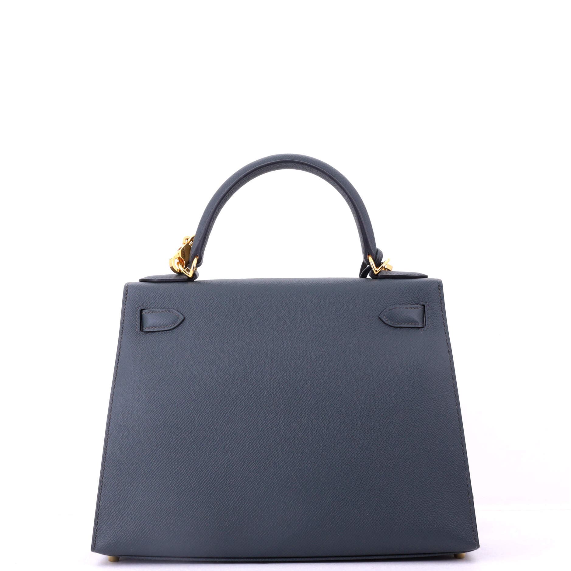 Pre-Owned Hermes Kelly Handbag Green Epsom with Gold Hardware 28, Alternate, color, Vert Amande