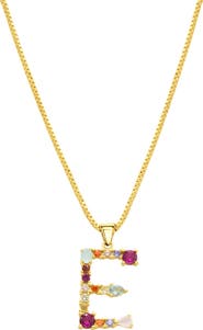Adornia CZ Initial Pendant Necklace