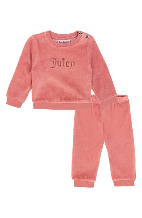 Kids' Velour Sweatshirt & Joggers Set (Toddler & Little Kid)