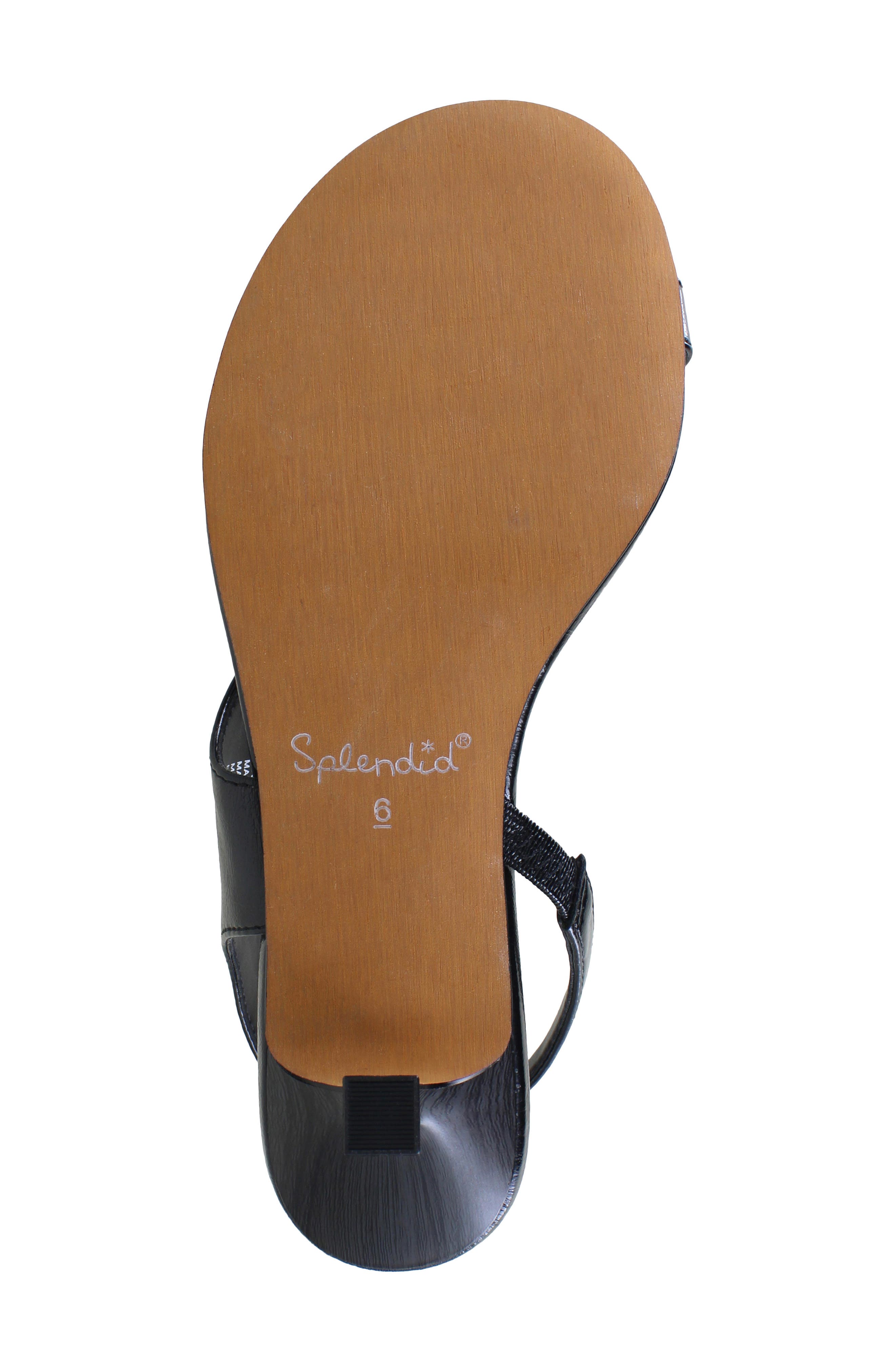 Splendid Helen Toe Loop Sandal, Alternate, color, Black